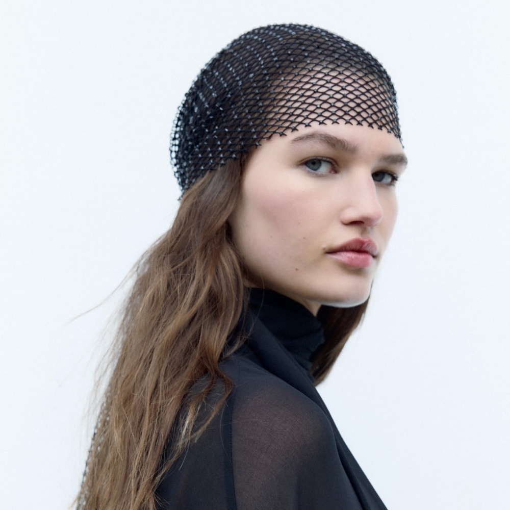 Zara limited edition celeb style rhinestones headband